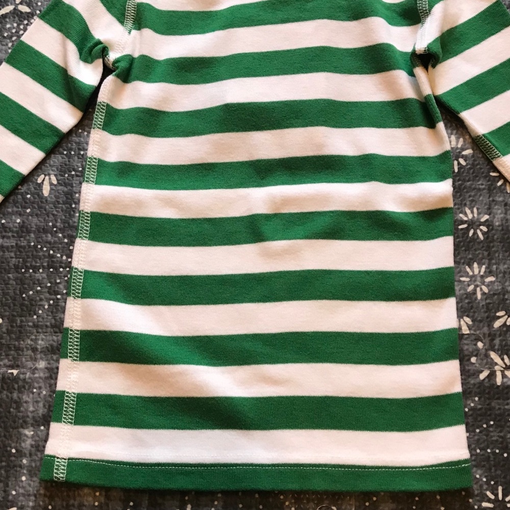 Hanna 2T Christmas Stripe Long Johns - Picture 4 of 16